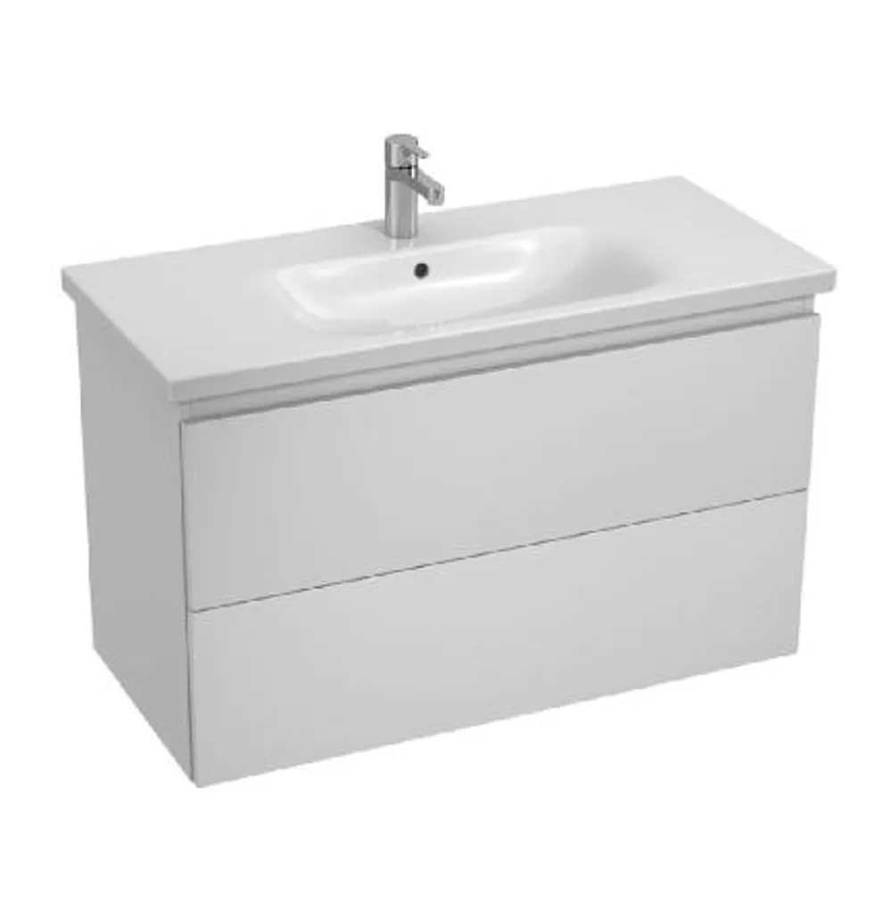 Aménager votre salle de bain avec le meuble Jika Mio-N blanc 96cm