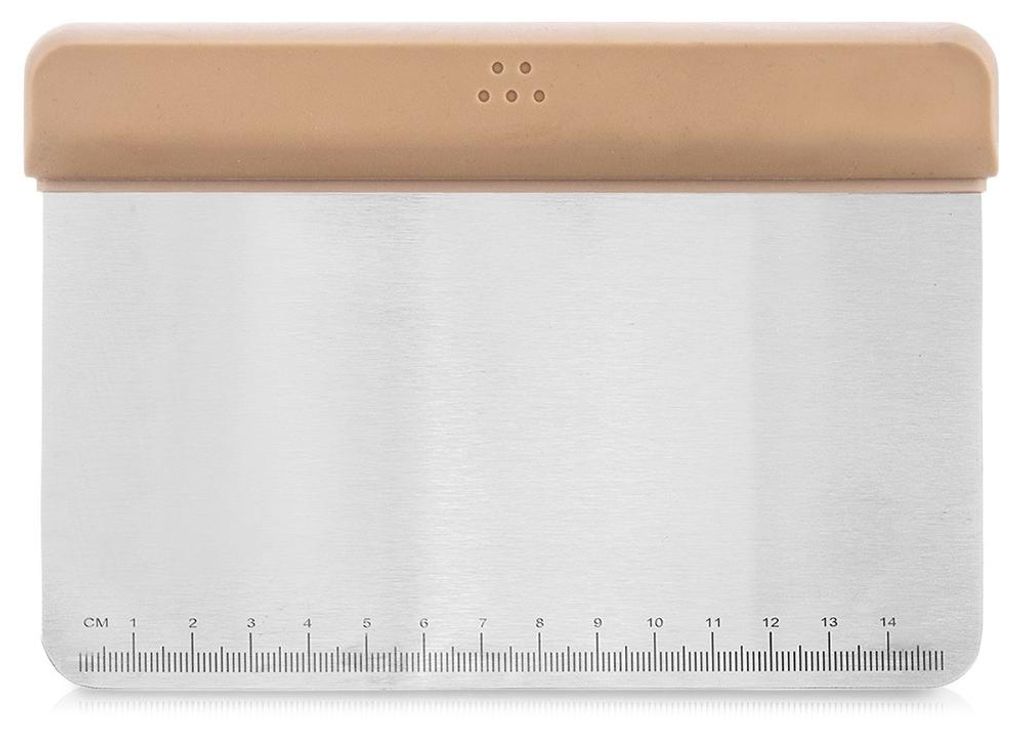 Orion | Teigschaber - 17 cm - Mit Maßeinteilung - Edelstahl Produktbild 