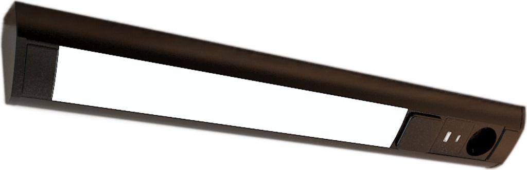 LED Unterbauleuchte mit Schalter u. 230V Steckdose USB-Port Produktbild 
