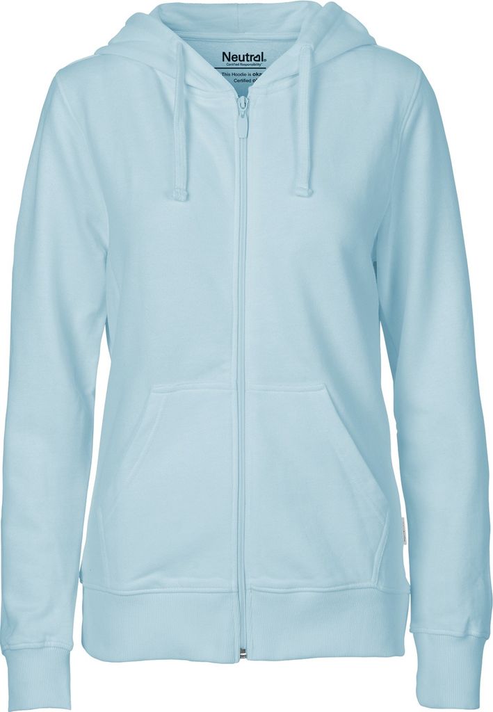 Neutral O83301 | Ladies Zip Hoodie - Farbe: Light Blue - Größe: L