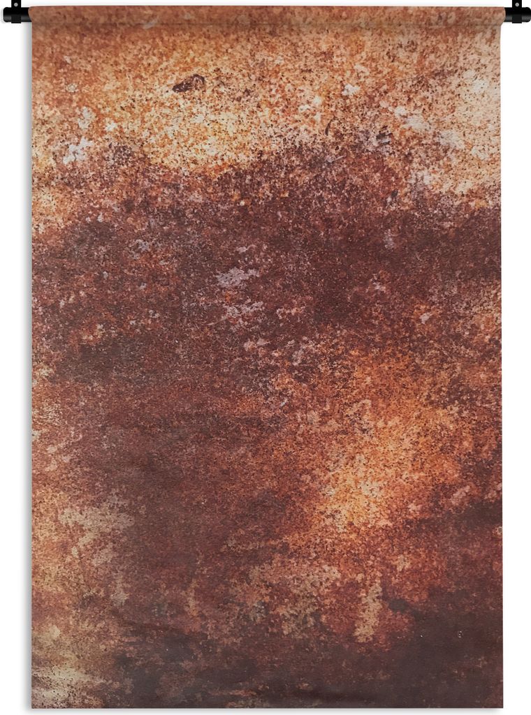 MuchoWow Wandteppich Wandbehang Platte - Rost - Metall 120x180 cm Tapisserie Dekoration Wandtuch - Schlafzimmer - Dekorationen für das Haus