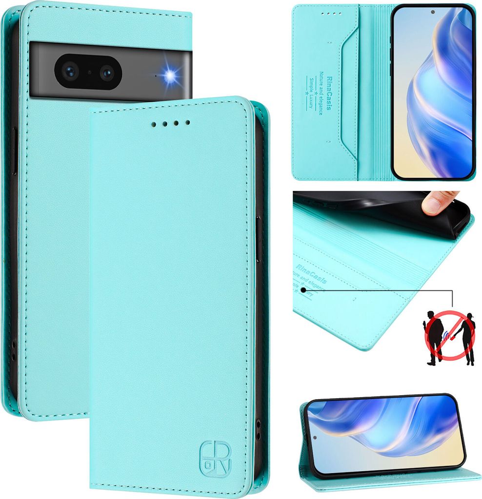 Lederhülle für Google Pixel 7 Hülle Flip Brieftasche Produktbild 