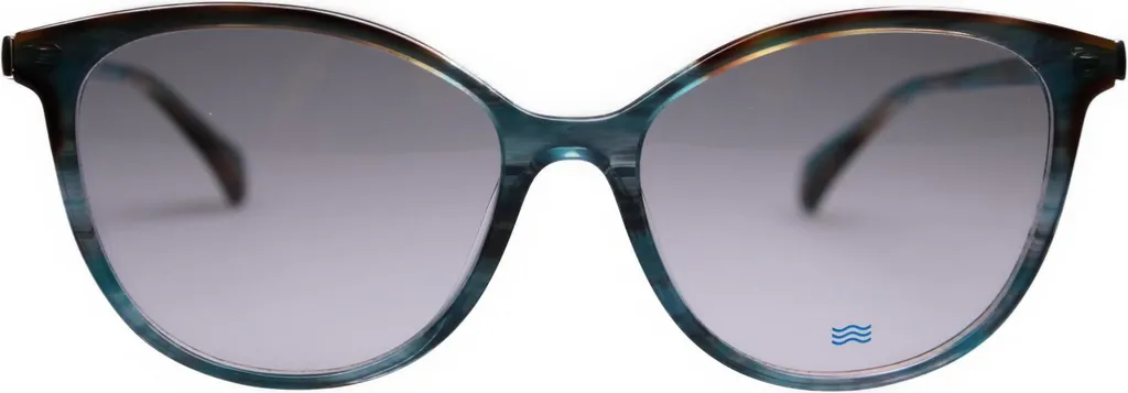 Lunettes Jisco Elisa TQHV : Monture Optique Design Turquoise et Havane
