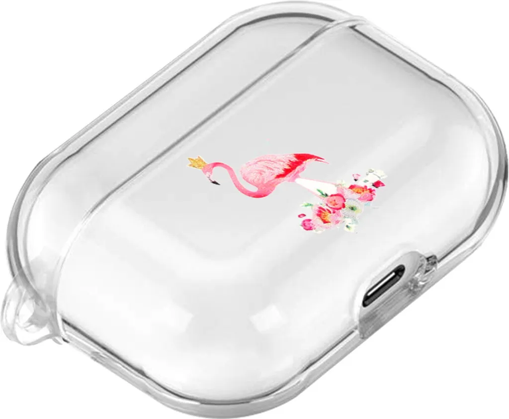 Offerta Custodia AirPods Pro | Protezione Flamingo 14 con Gancio