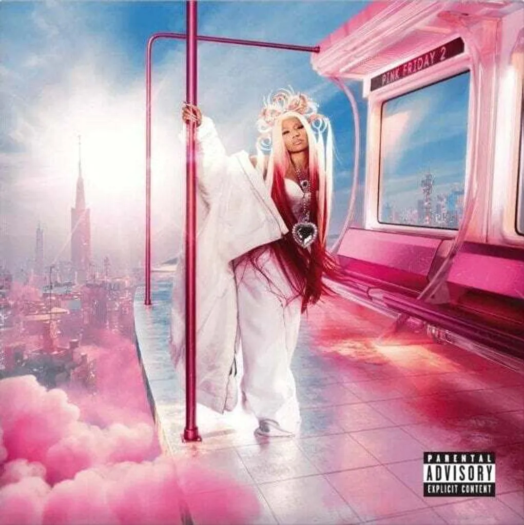 Album Pink Friday 2 Nicki Minaj Vinyle Bleu pour Platine et Collection