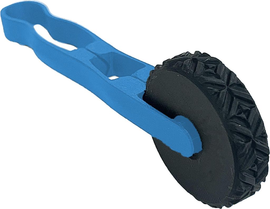 Tonmusterrolle, Töpferwerkzeug, strukturierte Tonkunstrolle mit Griff, Tonstrukturwerkzeug für Tontöpferei-DIY-Projekte