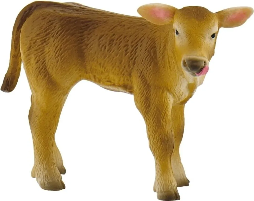 Jouet Figurine Veau des Alpes Mona - Animal de la Ferme Miniature