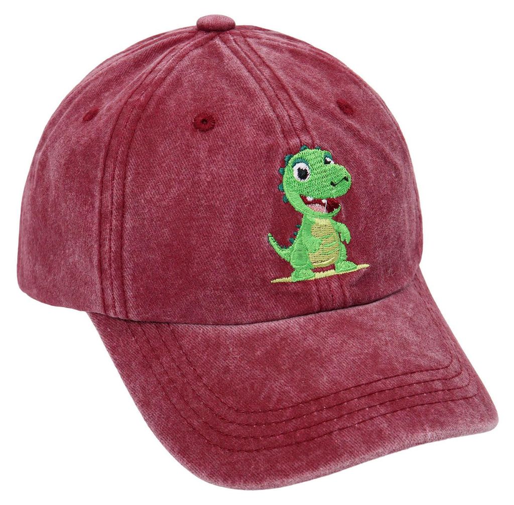 Leoberg Kinder Cap Mütze - Basecap Baseball-Cap Schirmmütze in 101085-rot-18