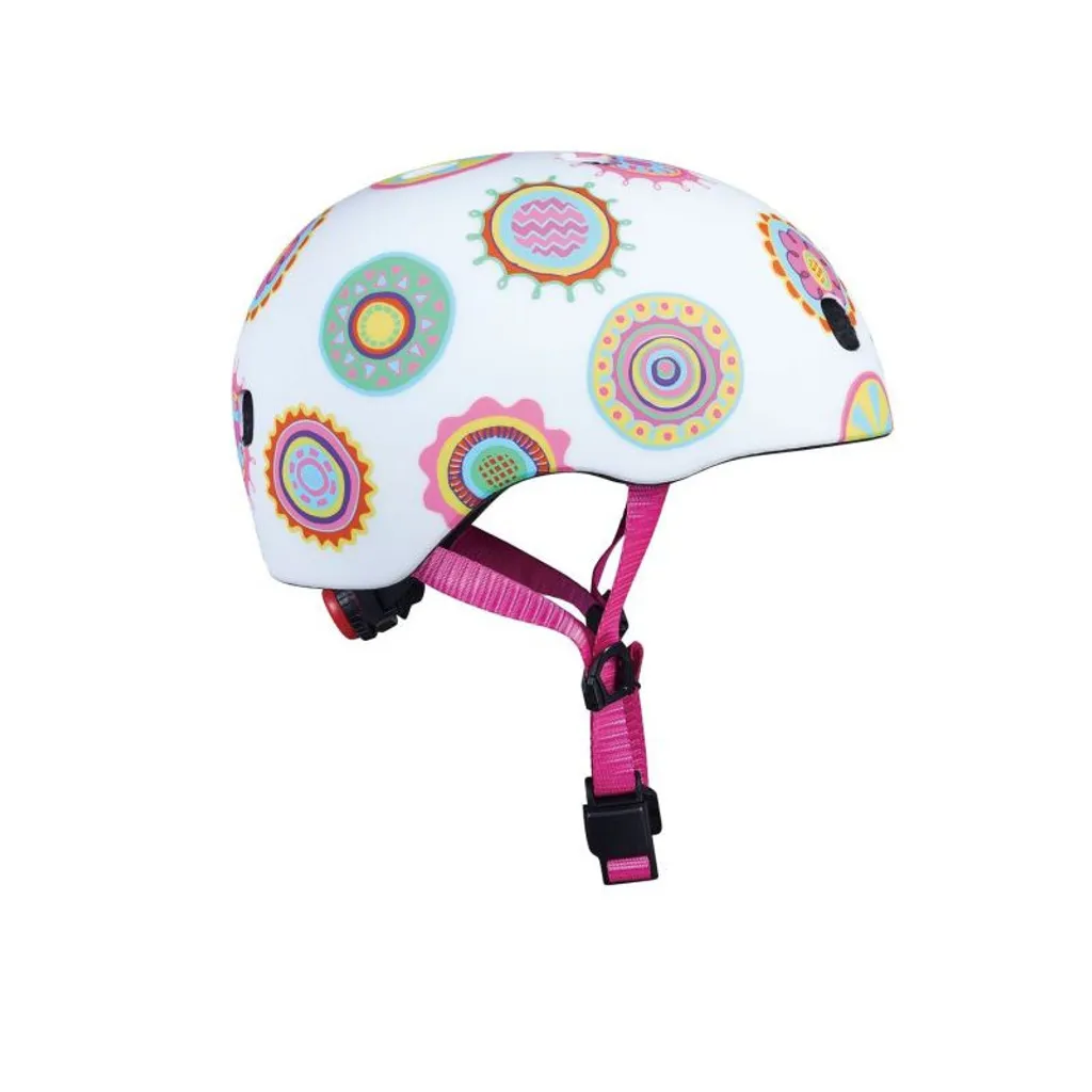 Casque de Vélo pour Enfant avec LED - Micro V3 S Doodle Dot 48-53cm
