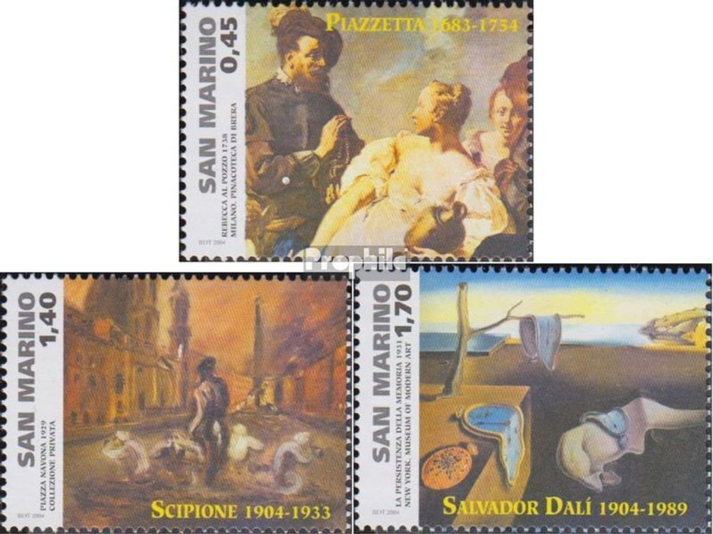 Briefmarken San Marino 2004 Mi 2172-2174 (kompl.Ausg.) Produktbild 
