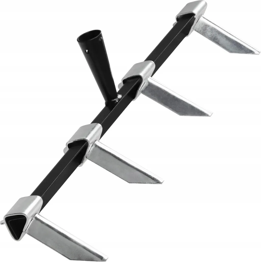 Segnafile Manuale 50cm per Semina Orto: 4 Denti in Acciaio Robusto