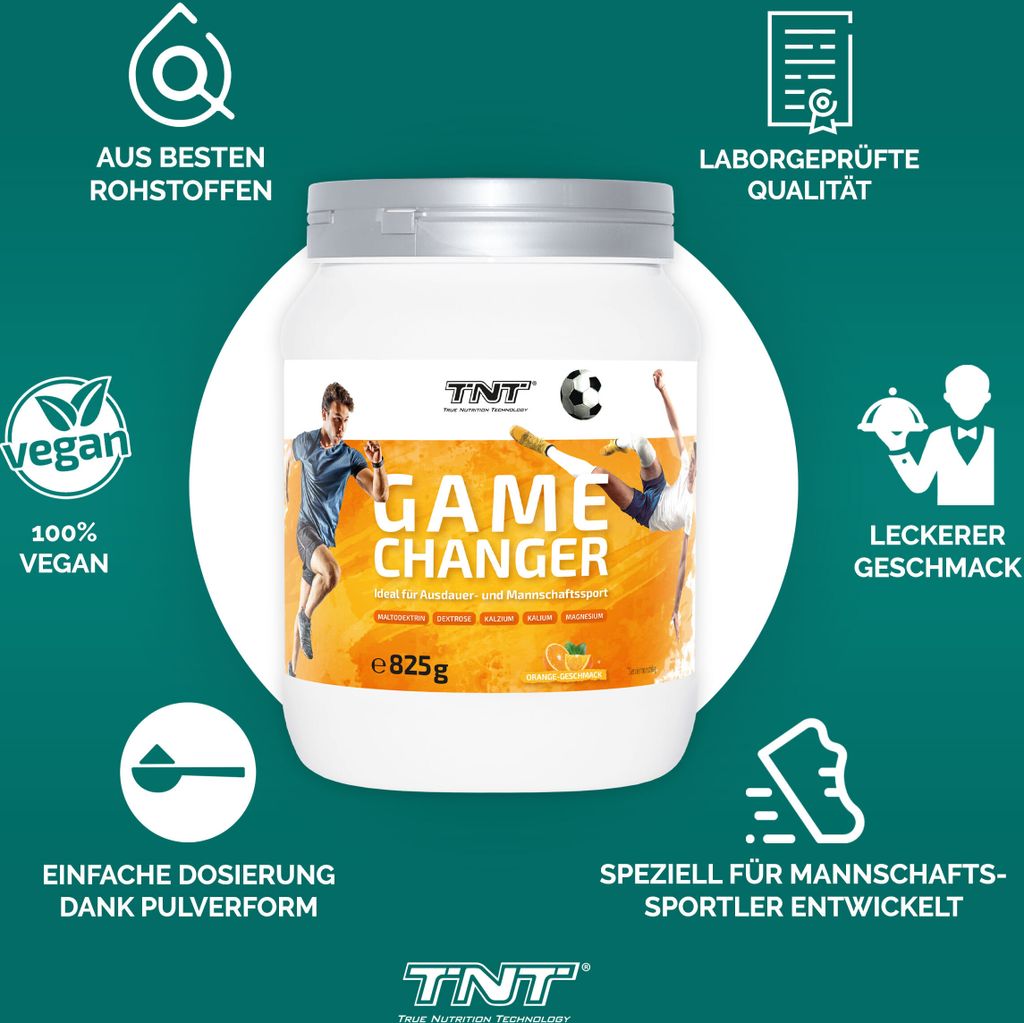 TNT Game Changer Elektrolyte für dein Ausdauertraining mit Produktbild 3