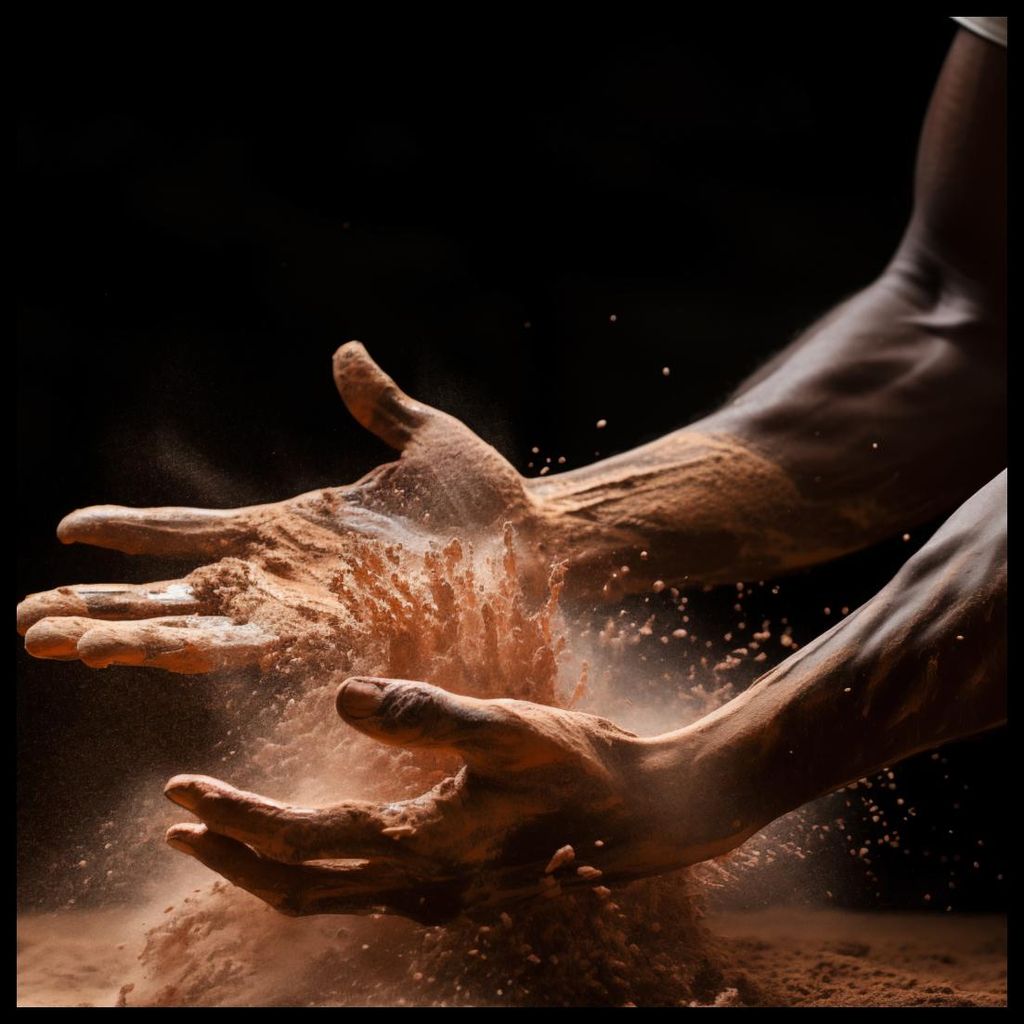 Plakat 90x90cm Tanz der Erde