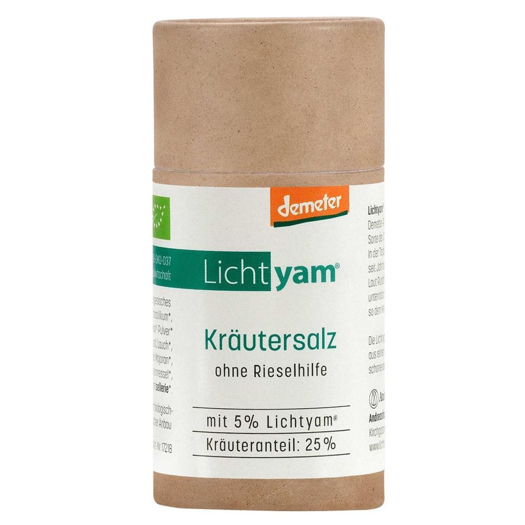 Lichtyam Kräutersalz - ohne Rieselhilfe 75g