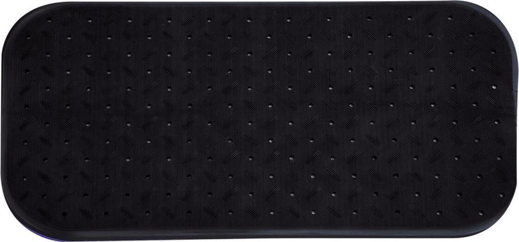MSV Dusch-/Badeschutzmatte Bad - Gummi - schwarz - 36 x 97 Produktbild 