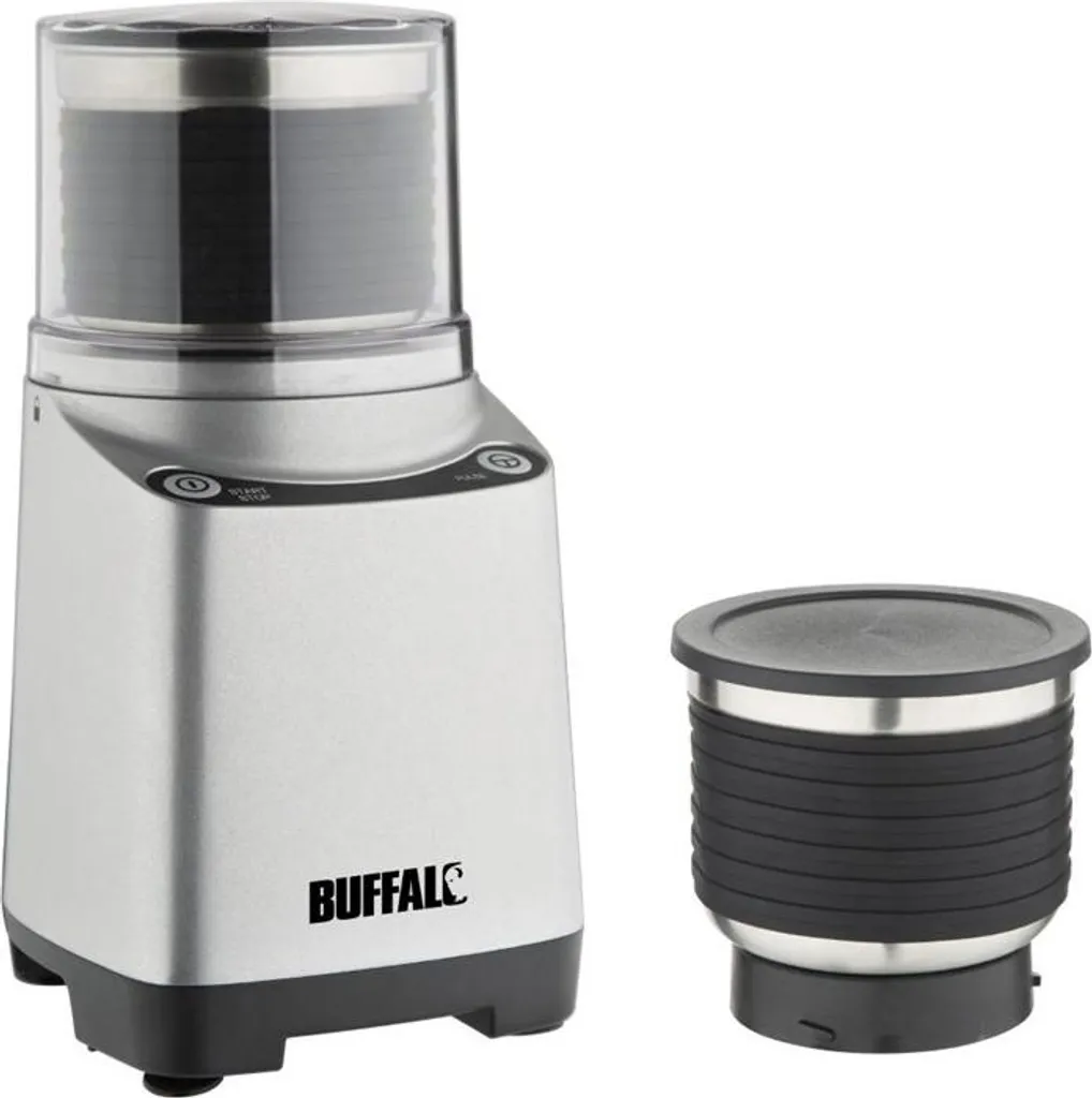 Broyeur manuel à grains Buffalo pour café et poivre en acier inoxydable