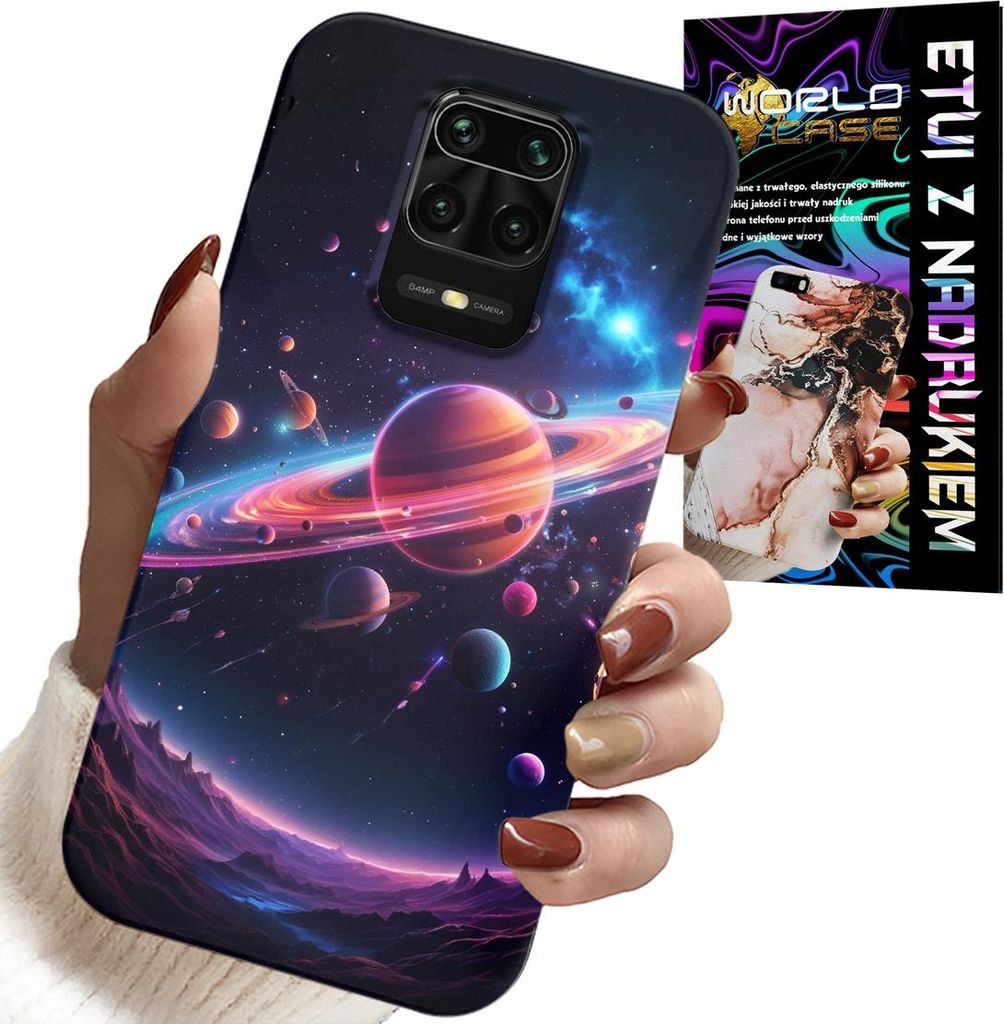 Fall Für Xiaomi Note 9 Pro / 9S - Kosmos Planeten Sterne Galaxie Rücken