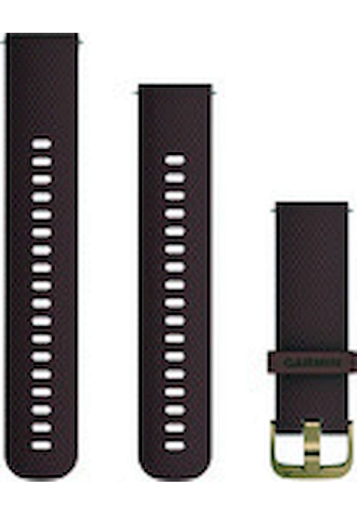 Garmin Ersatzarmband 20mm Silikon Lila/Gold Schnalle Produktbild 