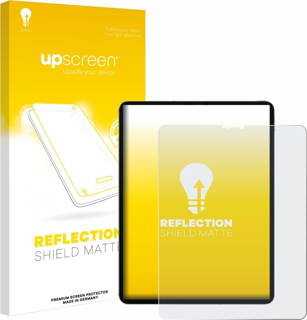 upscreen Schutzfolie für Apple iPad Pro 12.9" WiFi 2021 (5. Gen.) Displayschutz Displayschutzfolie Folie Matt Entspiegelungsfolie