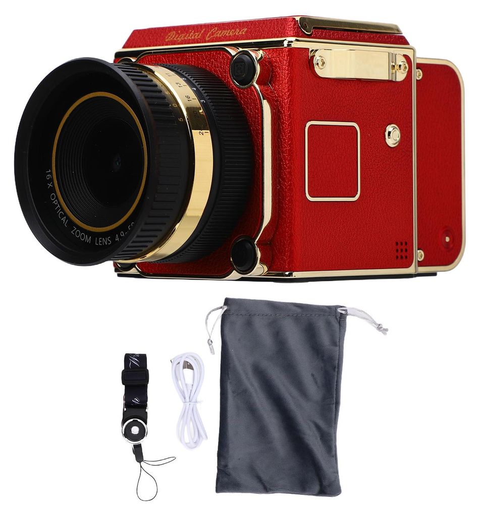 Fotocamera digitale vintage, autofocus, schermo da 2 Immagine del prodotto 