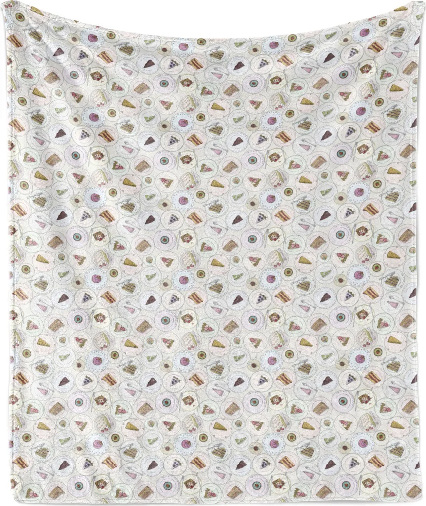 ABAKUHAUS Coperta Morbida Flanella 125x175 - Comfort Dessert e Torte