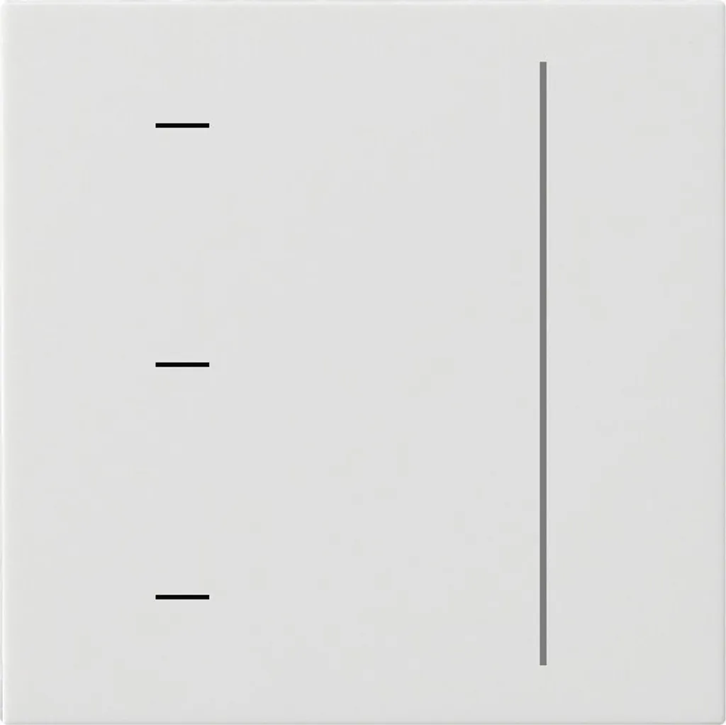 Gira Touchapplique S3000 blanc pur 536527 - Interrupteur tactile design