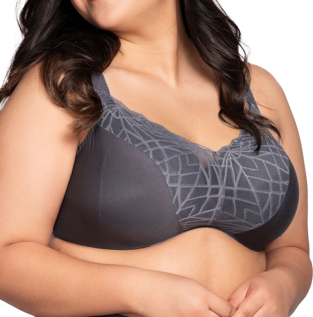Ulla Mara Essence Bügel-BH 4-geteilte Cups für perfekte Passform, Feines Satin Material, Angenehmes Tragegefühl