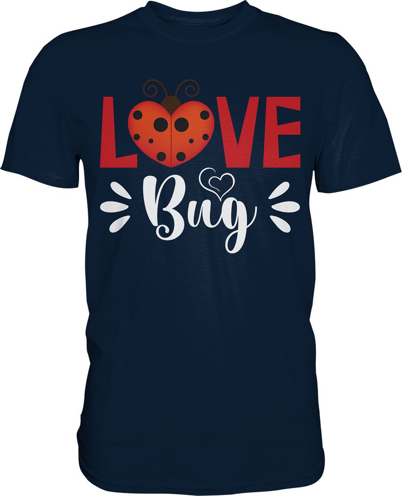 Marienkäfer Love Bug T-Shirt – Navy / 3XL Produktbild 