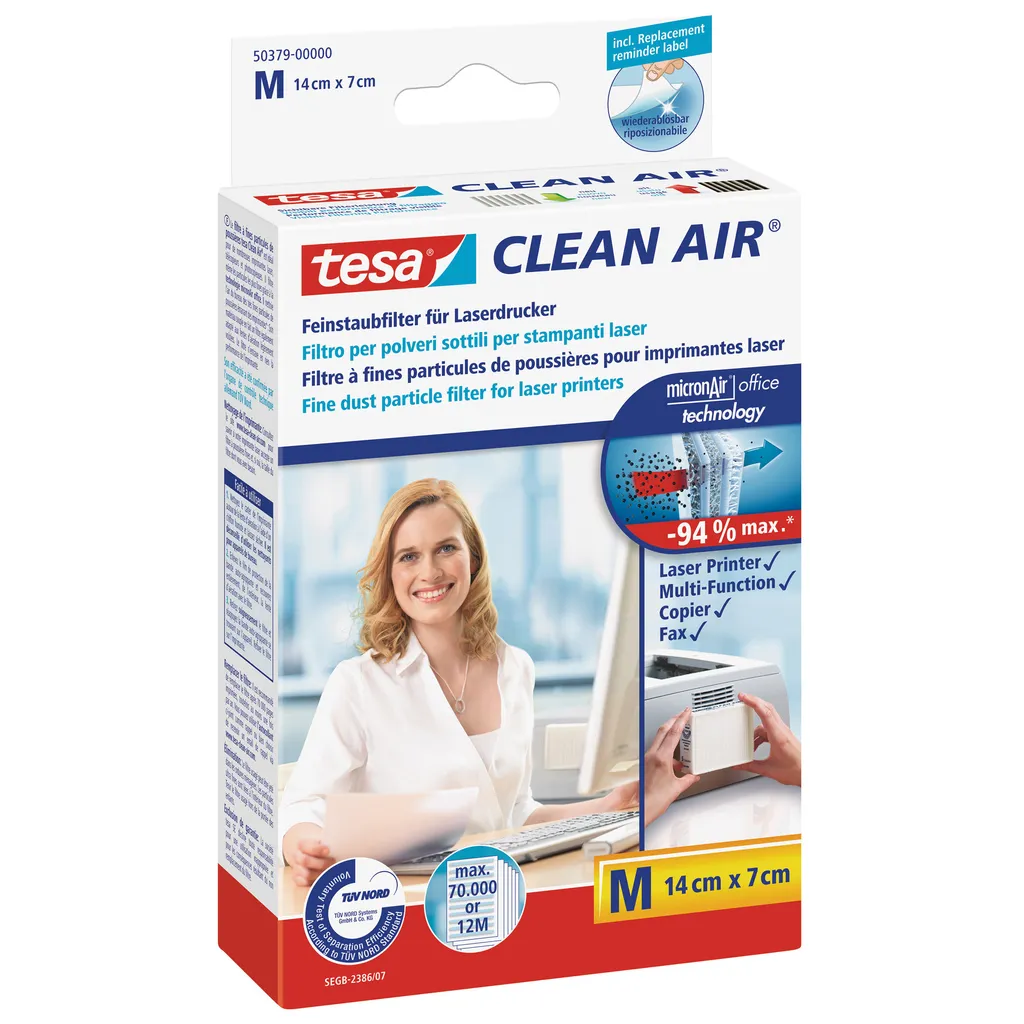 Aria Pulita nel tuo Home Office con tesa Clean Air M 140x70mm