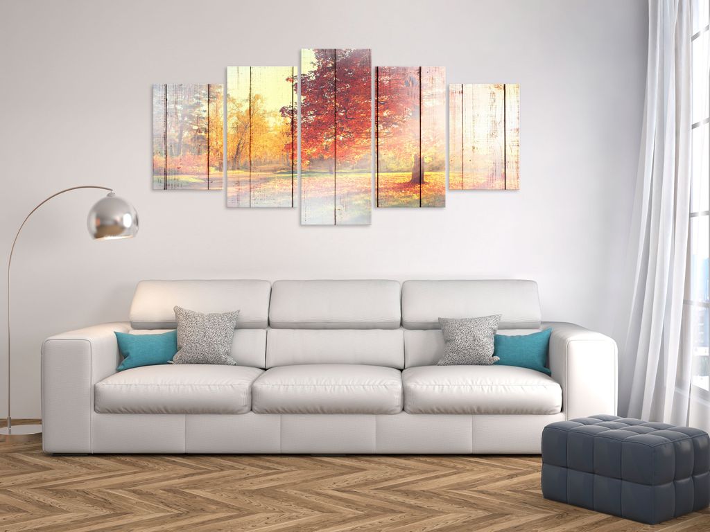 Immagine acustica foresta aspetto legno 200x100 cm immagini Immagine del prodotto 