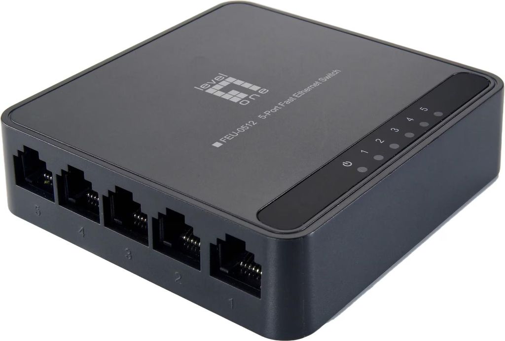 Switch 5x FE FEU-0512 Kunststoff