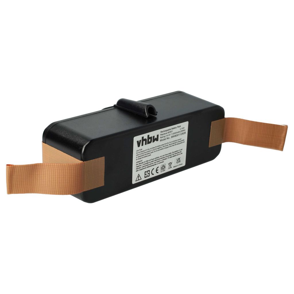 vhbw Akku kompatibel mit Auto Cleaner Intelligent Floor Vac M-488 Staubsauger (2000 mAh, 14,4 V, Li-Ion)