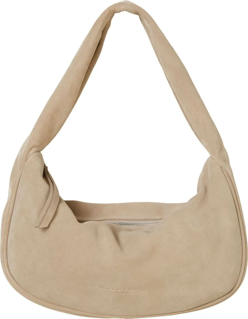 Sac à main Hobo Marc O'Polo Hayla en cuir beige Dusty Grey chic