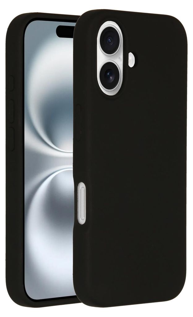 Accezz Liquid Silikoncase mit MagSafe iPhone 16 - Schwarz Produktbild 