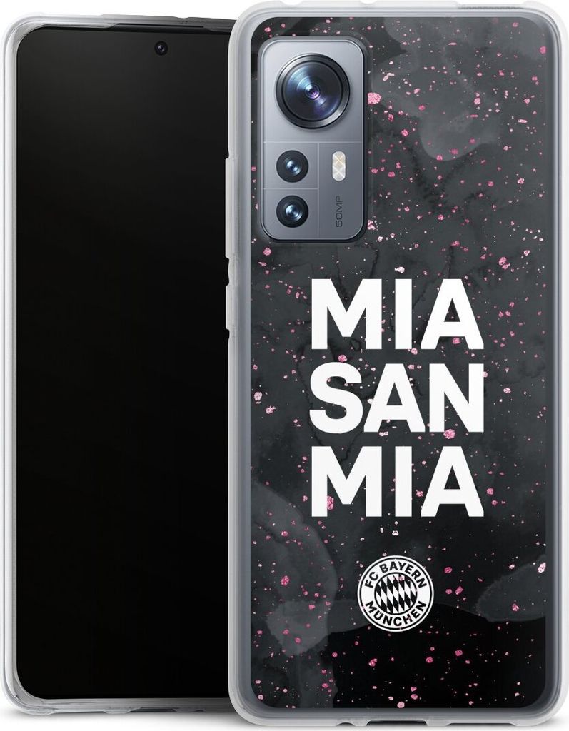 DeinDesign Handyhülle für Xiaomi 12X 5G Silikon Hülle Case Smartphone Schutzhülle FC Bayern München Mia San Mia Girl Style