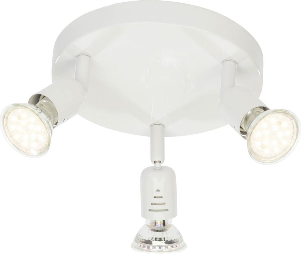 BRILLIANT Spotrondell, 3-flammig Loona weiß IP20 GU10 3 Produktbild 