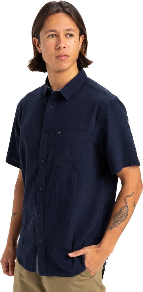 Quiksilver Kurzarmhemd Time Box, Größe:XL, Farben:dark navy