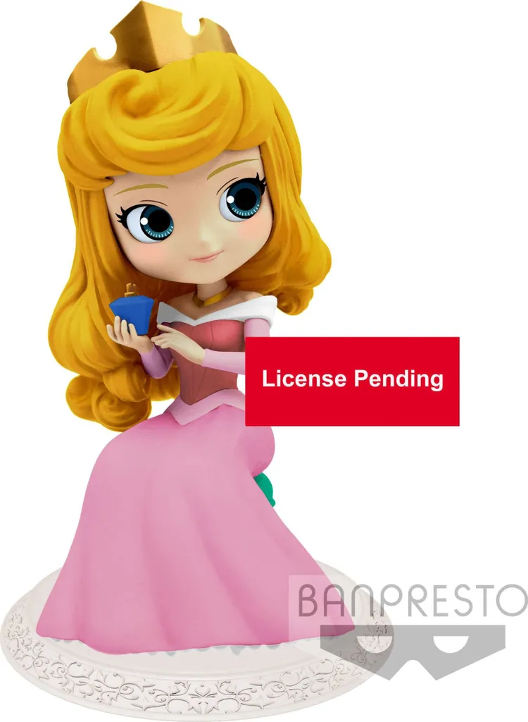 Mini figurine Aurore Q Posket Perfumagic 12cm avec socle design parfum A
