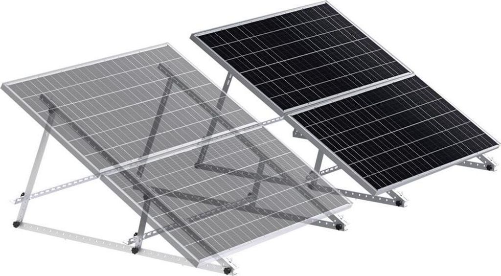 2er Set PV Halterung 118cm Verstärkter Solarmodul Produktbild 2