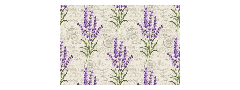 Muralo Fototapete 225 x 150 cm Vlies Tapete Wandtapeten moderne Wandbilder XXL Blumen Lavendel Blätter Optik