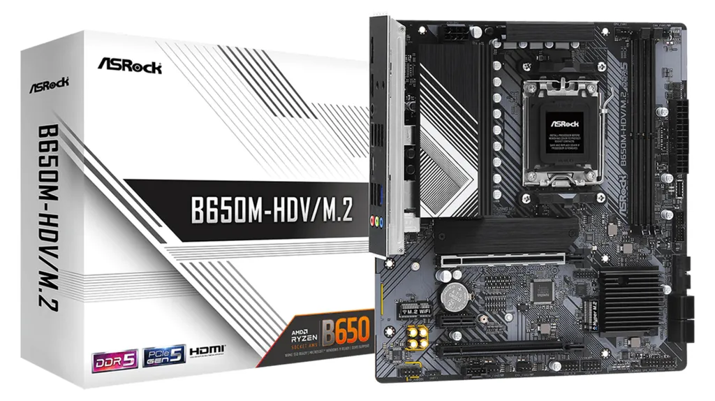 ASRock B650M-HDV/M.2 AM5 mATX - Soluzione Office & Creator