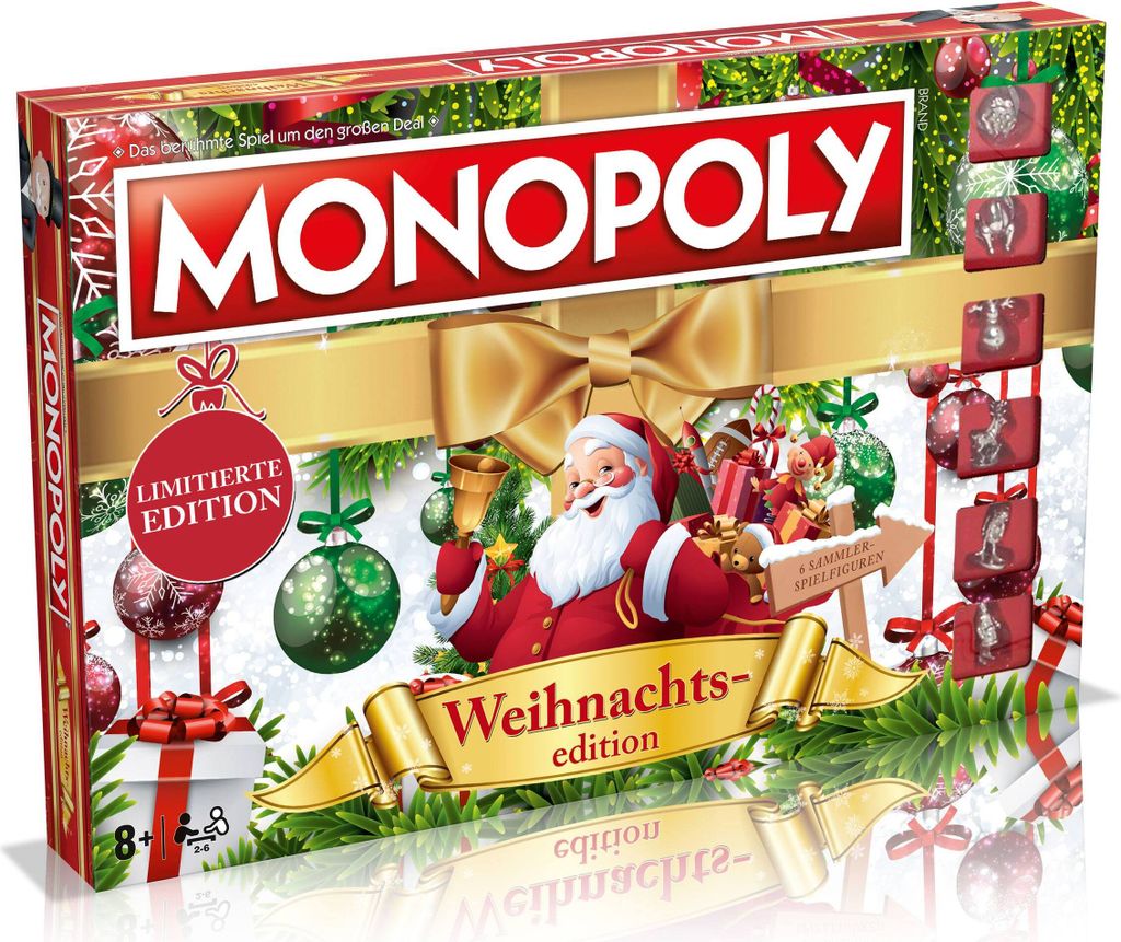 Winning Moves Monopoly Brettspiel Weihnachten *Deutsche Produktbild 