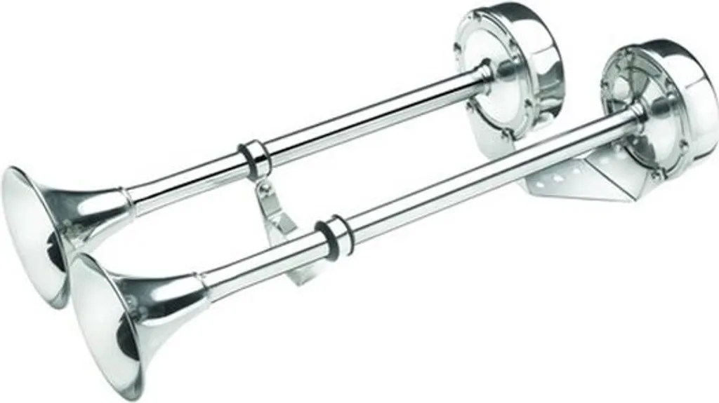 Corne de navire double Vetus 12V - Klaxon puissant pour bateau de plaisance