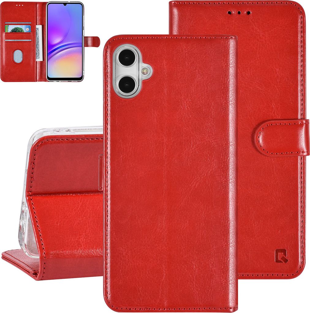 UNIQ Accessory Galaxy A05 Book type case - Card holder - Red