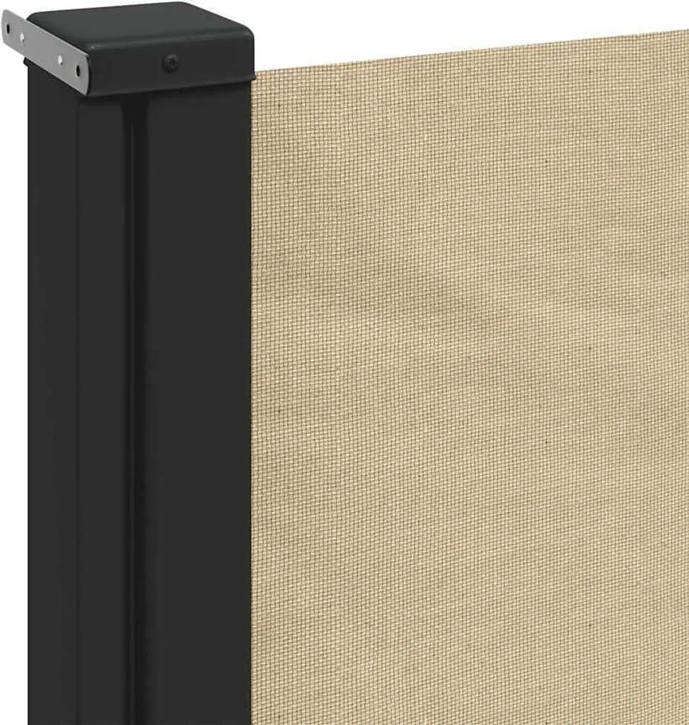 vidaXL Tenda laterale estensibile Beige 140x500 cm - 7