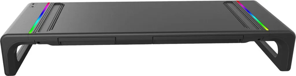 Support Double écran et PC portable avec éclairage LED RGB Gaming