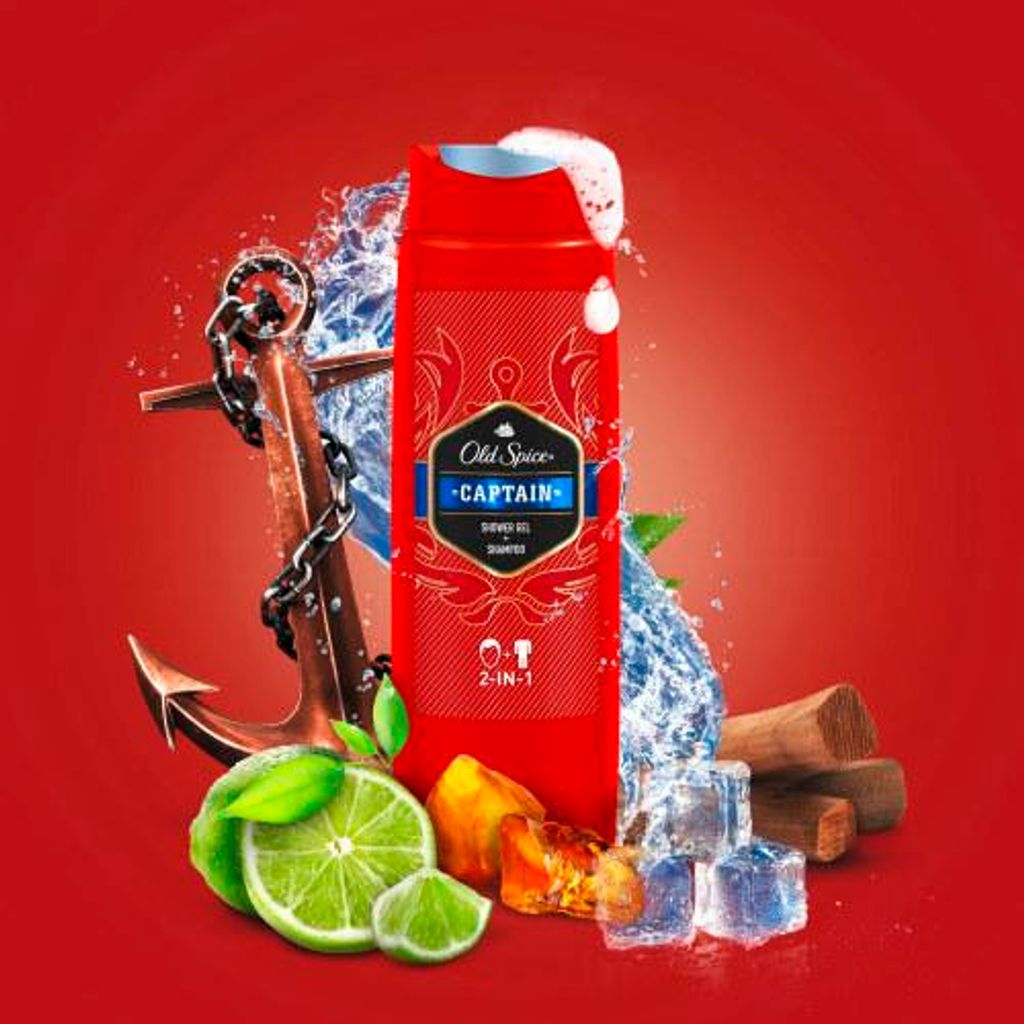 Old Spice Captain Duschgel 250ml (5er Pack)