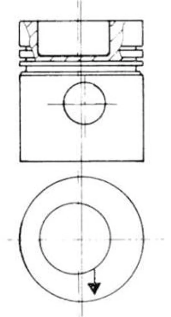 Piston KOLBENSCHMIDT 93831606 pour Golf VI Octavia et Focus - Qualité OE