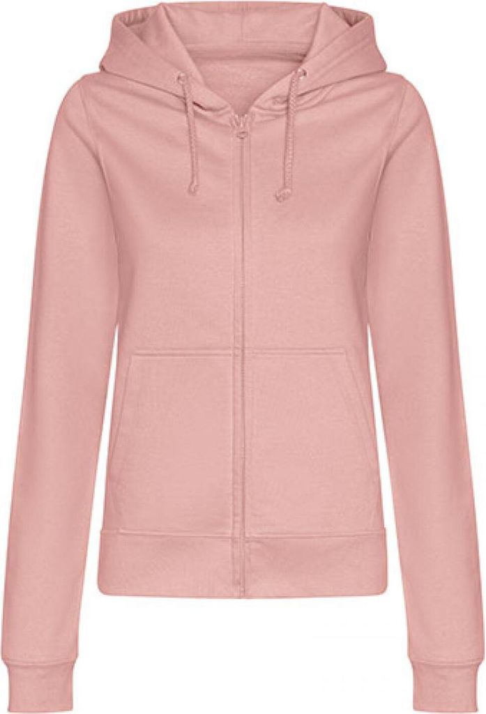 Just Hoods JH050F | WomenŽs College Zoodie XS bis 2XL - Farbe: Dusty Pink - Größe: XXL
