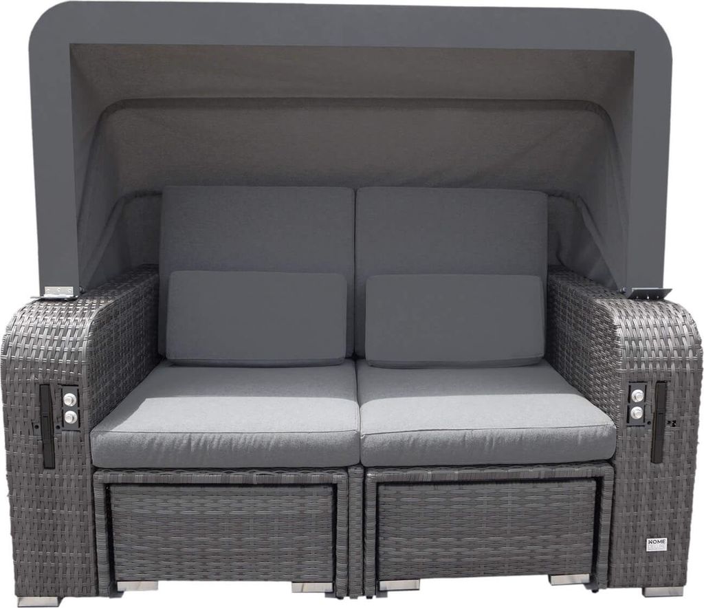 HOME DELUXE - Strandkorb HOLBY - 160 x 69 x189 cm - per Produktbild 